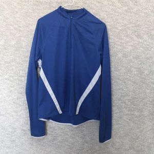 3/4 zip up. Athletic zip up.